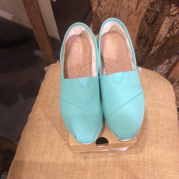 Toms Classic Alpargata Canvas Turquoise NWT - Picture 4 of 8